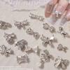 Bow Nail Zircon Diamonds Metal Charms Gems Stones for DIY Nail Art Decorations