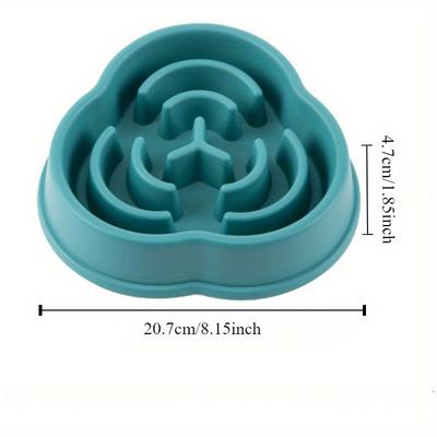 1PC Pet Slow Food Bowl Anti Choking Dog Bowl Dog Bowl Anti Overturning Pet Food Supplies and Feeding Device