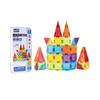 Portable Children's Magnetic Tile Puzzle Toy – Stained Glass Magnetic Building Set in Iron Box