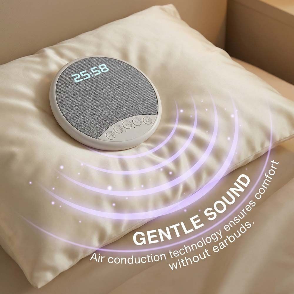 Mini Under Pillow Bluetooth Speaker Ultra-Thin Sleeping Speaker White Noise Machine  Sleeping Aid