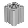 Air Cylinder Aluminum Thin Double Acting Pneumatic Components Accessories Bore 25mmSDA25x25