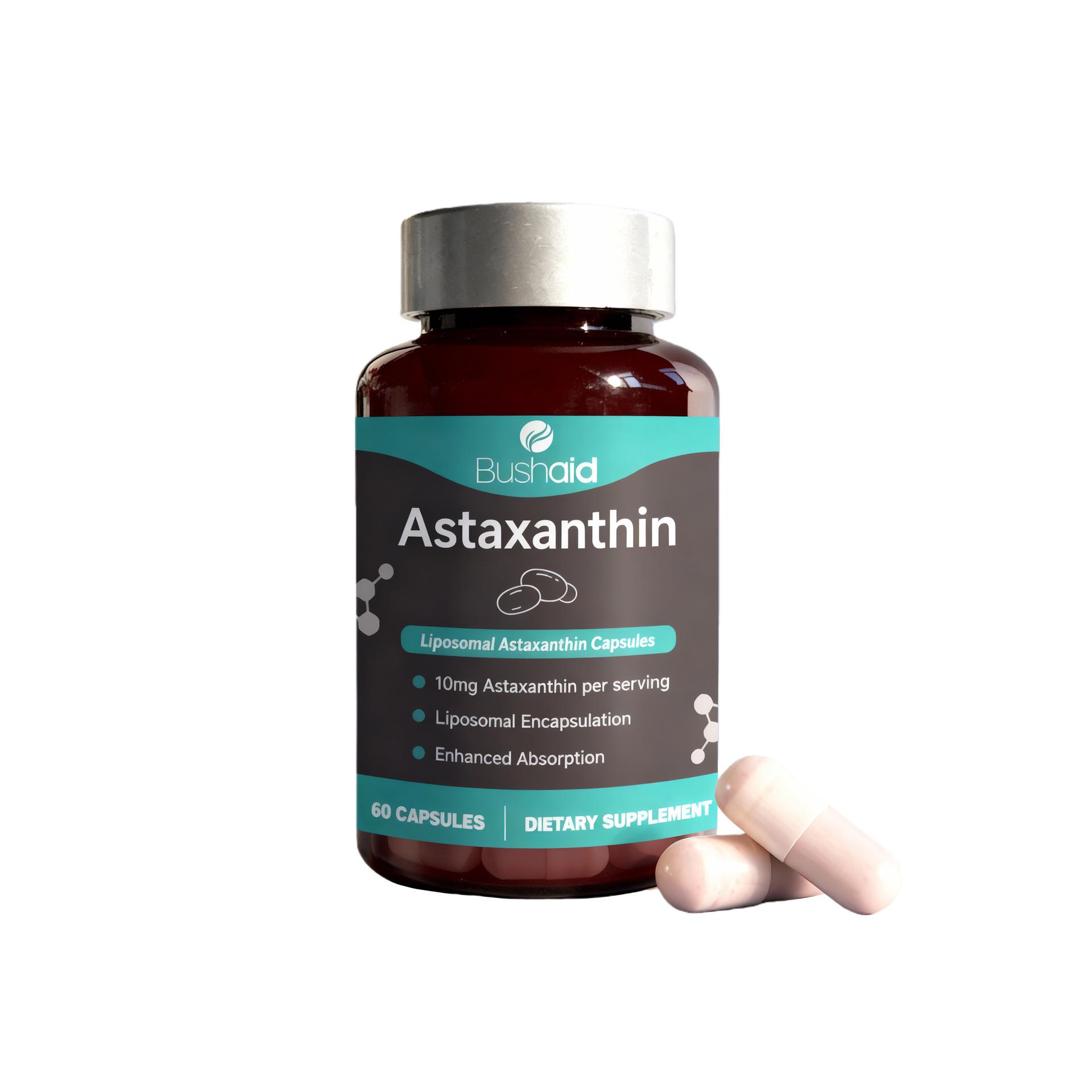 

BUSHAID Liposomal Astaxanthin Supplement Capsules