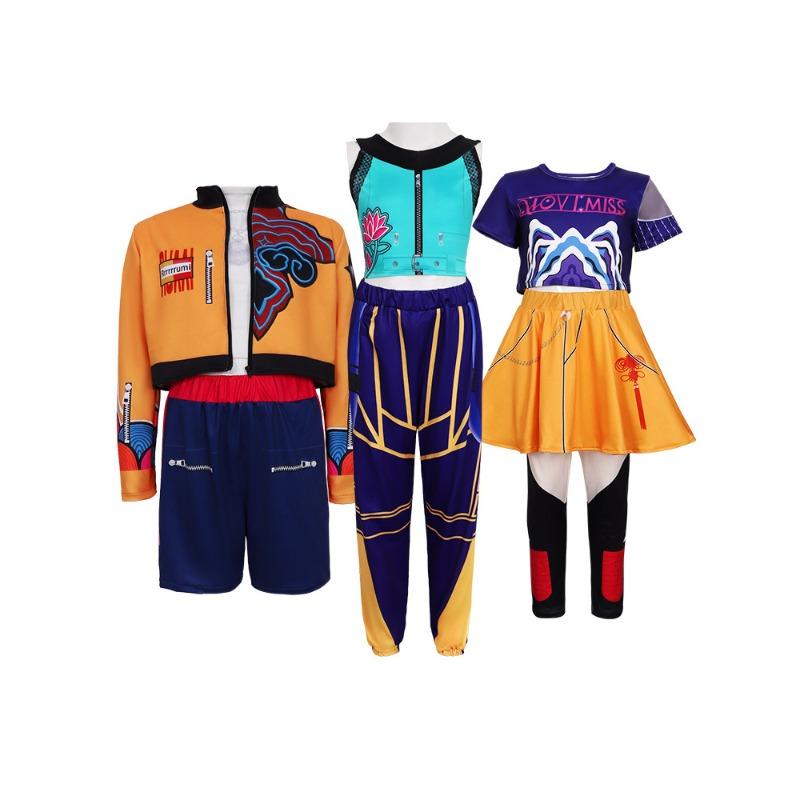 Girls Carnival Party Role Play Suit Kids School Stage Performance Outfit Children Halloween Dress Up Costume