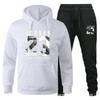 Trendy Hoodie With Velvet Men Women Loose Set