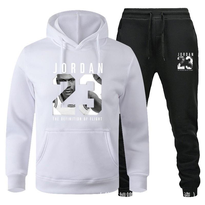 Trendy Hoodie With Velvet Men Women Loose Set