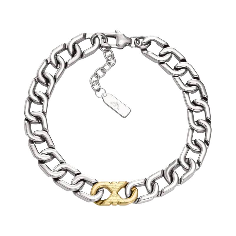 

Emporio Armani Casual Fashion Design Stainless Steel Bracelet Men Bracelets Gold Silver EGS3298040 Shopping Bag
