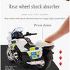 1/14 Motorcycle Model With Light And Music Children'S Toys Alloy Pull Back Men'S Locomotive Motorcycle Police Car New Years Gift