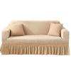 1/2/3/4 Seater Seersucker Sofa Slipcover High Stretch Couch Cover Thick Corner Sofa Protector Elastic Corner Couch Covers