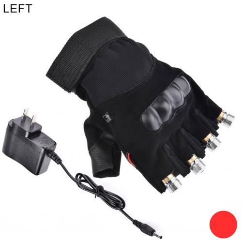 1 bucată bărbați femei brățară strălucitoare roșu/verde mănușă cu lumină laser cu led spectacol de scenă de dans DJ club prop petrecere mănușă cu laser