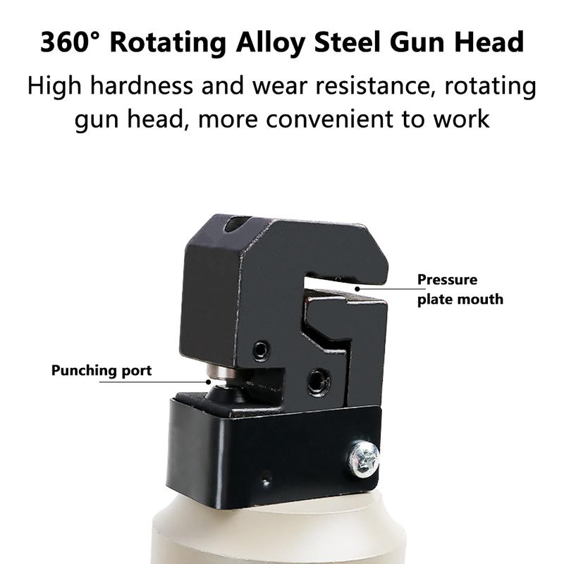 Pneumatic Sheet Metal Puncher Tool Straight Metal Folding Machine 5mm Hole Rivet Punching Press Sheet Metal Repair Crimping Tool