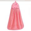 1Pcs Coral Velvet Bathroom Supplies Soft Hand Towel Absorbent Cloth Dishcloths Hanging  Cloth Kitche