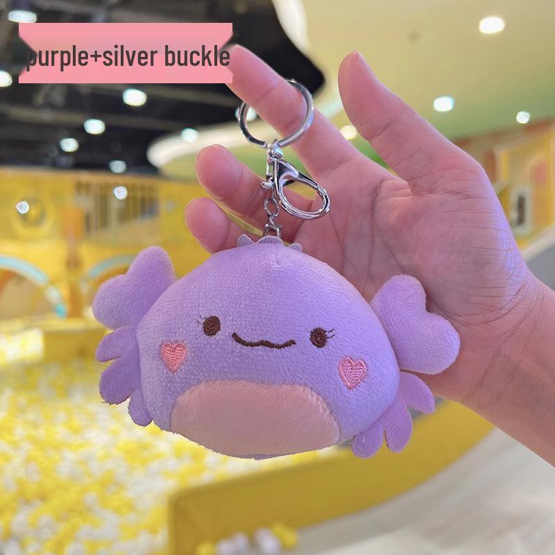 Crab Pendant & Plush Mini Backpack Charm