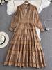 New French lace women's wear, elegant and slimming, new Chinese style high-end long skirt, fashionable and elegant