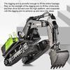 1/14 HUINA 1593 582 RC Excavator 2.4G Radio Controlled Car Engineering toy Dumper Truck crawler Alloy Tractor Loader