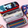Cute Pencil Case High Capacity Pencil Box School Stationery 3D Space Pen Case
