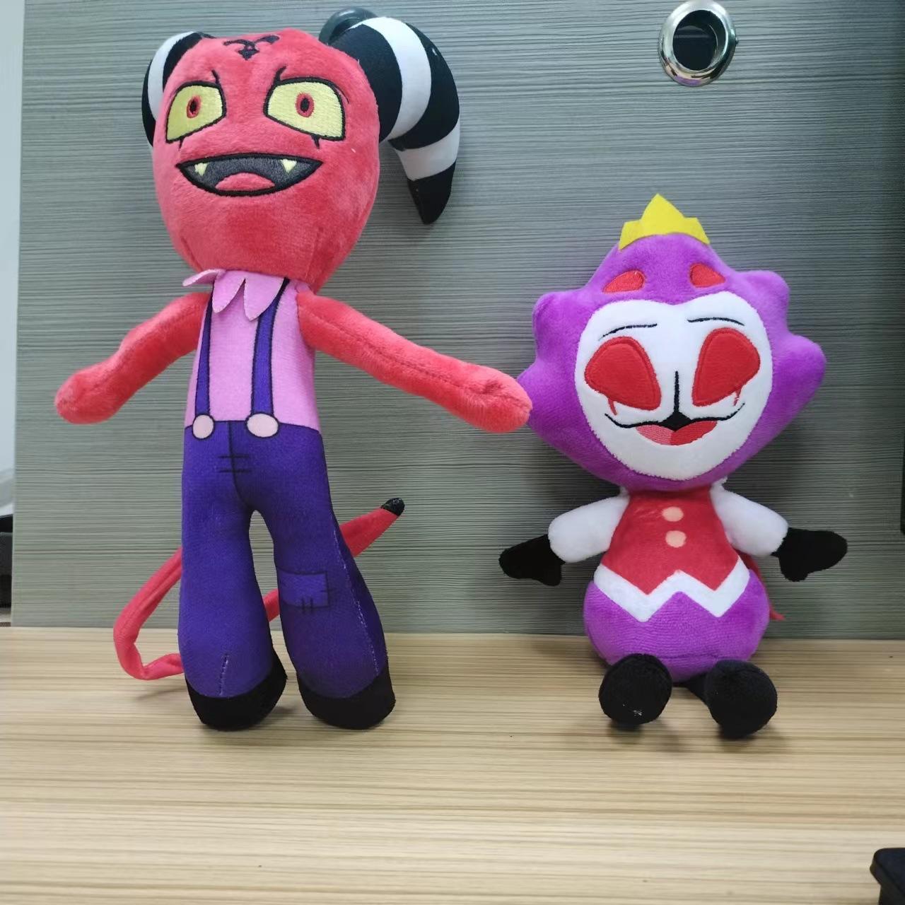 

HELLUVA BOSS THE CIRCUS Мягкая игрушка Злой босс Демон Кукла по сравнению с Принцем Лидсом