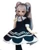 Doll Outfit ST215 Maid Dress, Black, 13 Doll Compatible Size, Figure Clothing