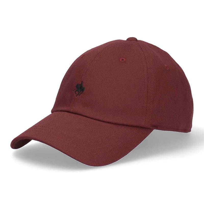 

[Polo BCS] basic logo low cap hat cap size adjustable (wine)
