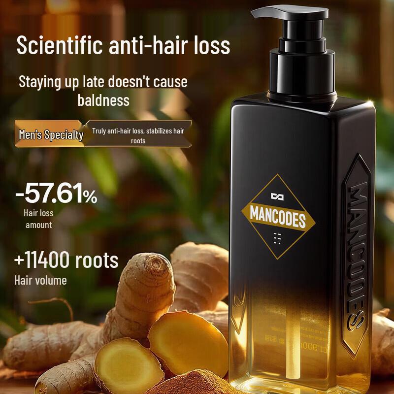 JOYRUQO Anti-Hair Loss and Anti-Dandruff Shampoo