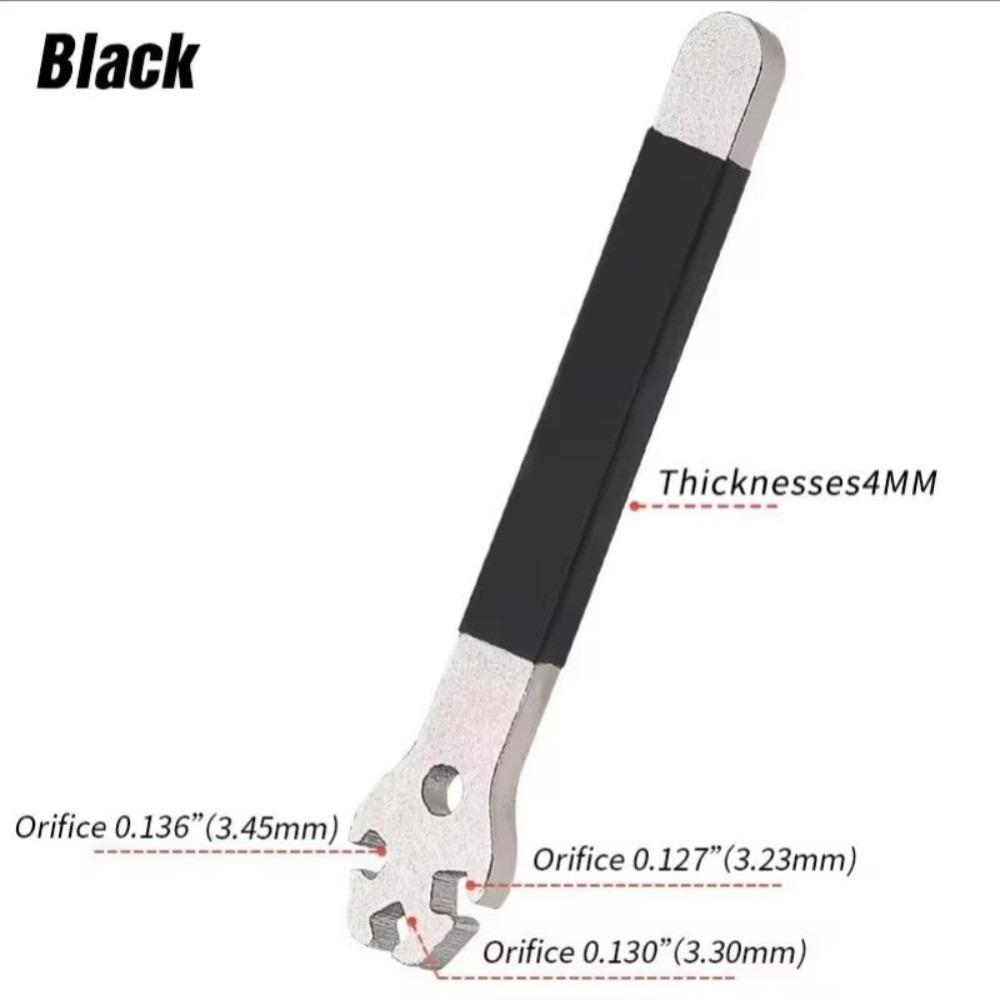 

Professional Mountain Bicycle Spoke Wrench Stainless Steel Wheel S Hand Tools Tension Correction Repair Tools чёрный