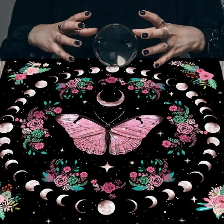 Tarots Tablecloth Divinations Table Cover Astrology Oracles Board Game Mat