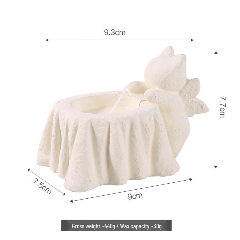 Cement Flameless Aromatherapy Candle Containers & Bowls