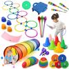 Children Toys Balance Stone Sensory Integration Training Toys Parish Outdoor Sports Party Social Games Tactile Montessori Games