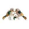 Spilla Spilla Uccello Strass Delicato per Donne Ragazze Zircone Api Farfalla Animali Distintivi Abbigliamento Gioielli da Banchetto