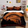 Ancient Greek Warrior Helmet Design Print Bedding Set Duvet Cover Pillowcases (1* Duvet Cover 2* Pillowcases Do Not Include Comforter)