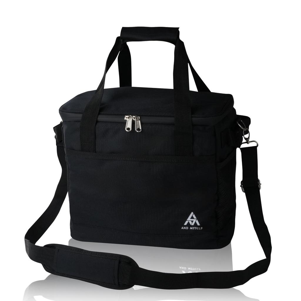 A JÁ Chladicí taška Soft Cooler Solo Cold Soft Box, Malá, Lehká, Box, Kempování, Kempování, Taška, Chladicí taška, 5L/10L/15L (Černá (15L))