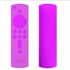 Glow Silicone Case for Fire TV Stick 4K 3rd Gen Cube Remote 5.9in Purple Anti Lost Cover