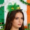 Festival Irish Themed Plastic Hair Band for Saint Patrick's Day Celebrations Comfortable Lightweight Headwear Accessory