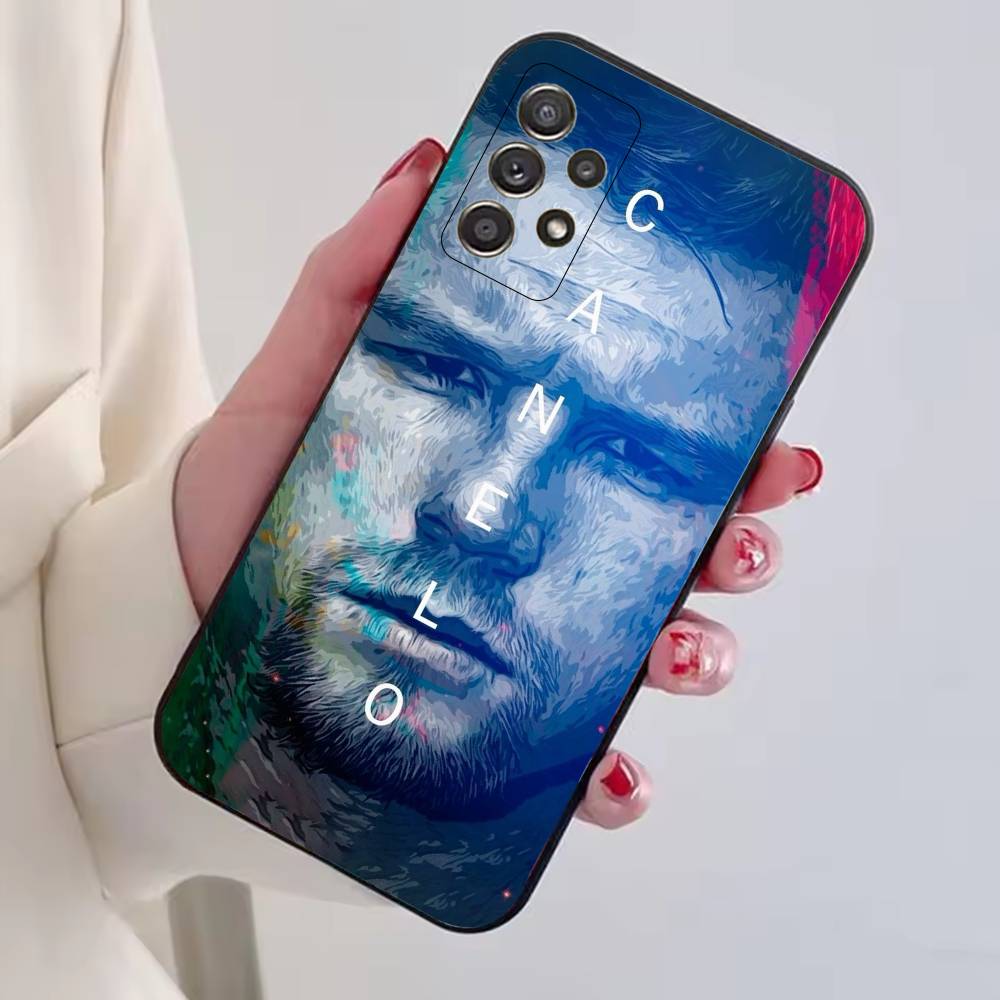 Mexico Boxing Canelo Alvarez Phone Case For Samsung S25,S24,S21,S22,S23,S30,Ultra,S20,Plus,Fe,Soft Silicone Black Cover