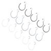 5pcs Hook Multipurpose Spa Beauty Salon Wardrobe Closet Hanging Hook for Bathrobe Scarf Belt