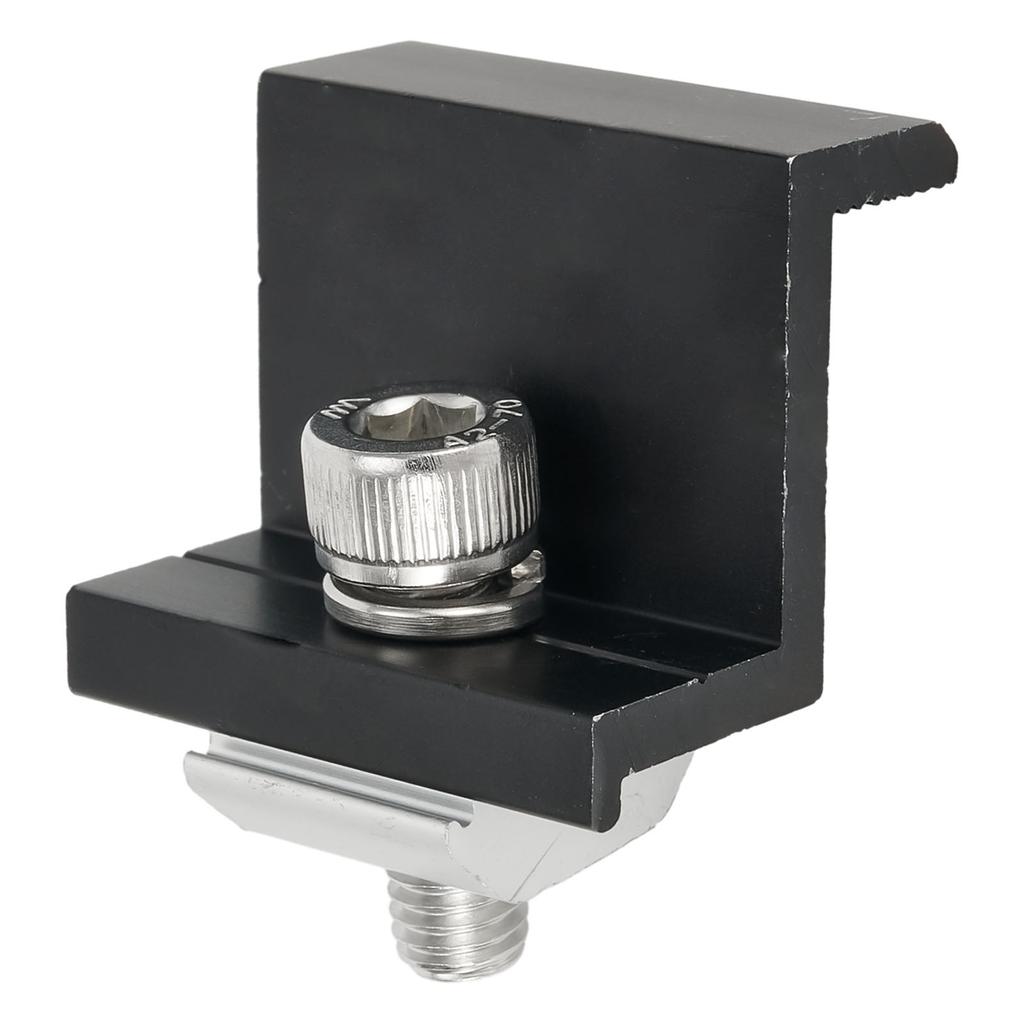 Medium Clamp End Clamp Wear Resistant 30mm/35mm Aluminum Alloy Fixing PV End Clamp Mounting Oxidation Resistance