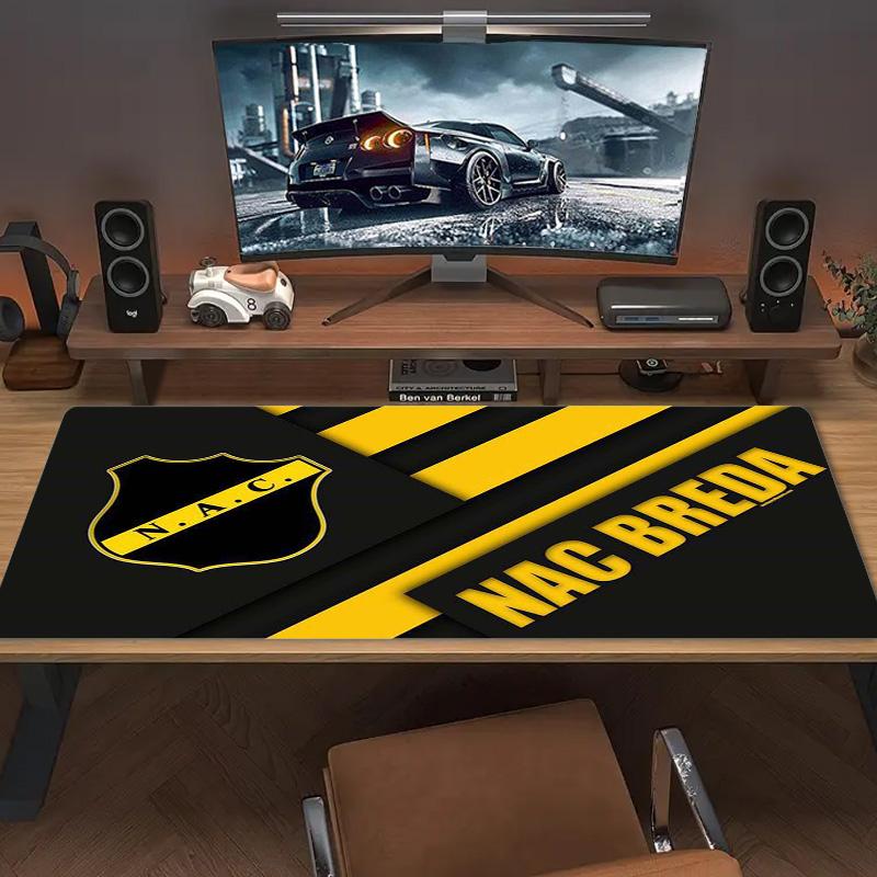 NAC Breda Color Mouse Pad Large Gaming Table Cushion Non-slip Laptop Tablet Big Mousepad XXL Mat Mini PC Playmat With Lock Edge