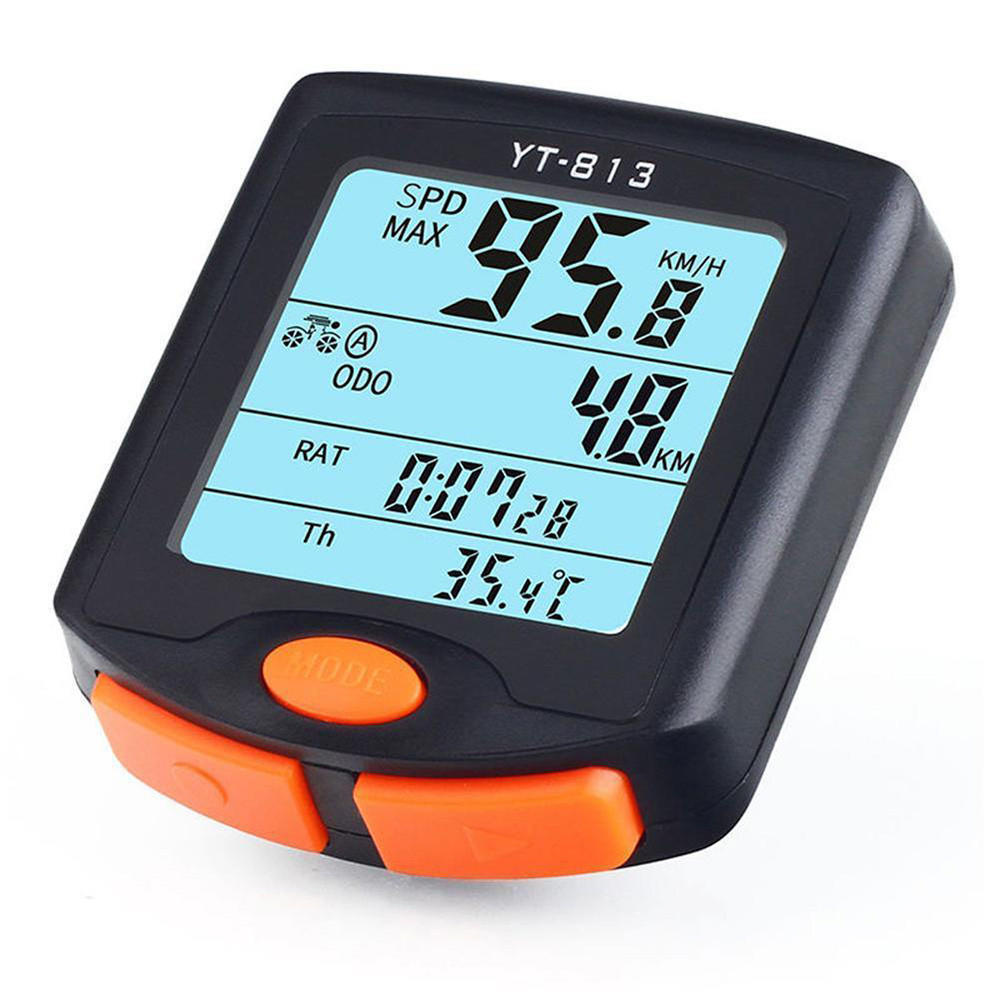 YT-813 Bike Speed Meter Digital Bike Computer Multifunction Waterproof Sports Se