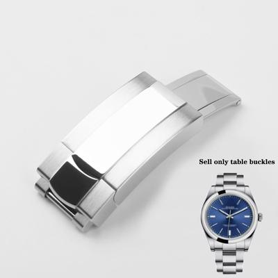 904 Stainless Steel Folding Buckle for Rolex Submariner Oysterflex Daytona GMT Watch Band Strap Deployment Clasp 16mmX9mm