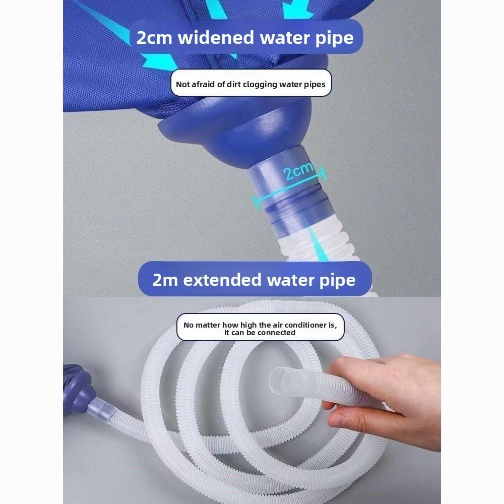 Professionelles Klimaanlagen-Reinigungswerkzeug-Set Haushalt Hängemaschine Innenreinigung Wasserdichte Abdeckung