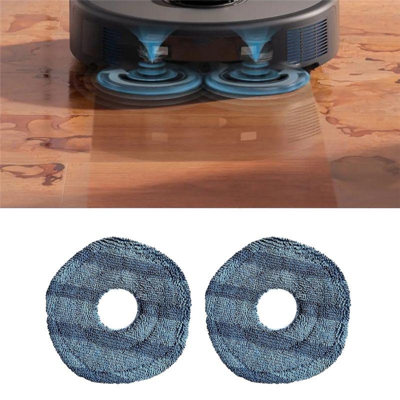 Good-Washable Vacuum Mopping Pad For Eufy X10 Pro Omni And Eufy X9 Pro Robot Vacuum Replacement Parts Mop Cloth