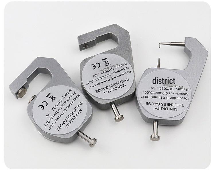 0-10mm Digital Thickness Gauge: Pocket Electronic Thickness Measuring Tool