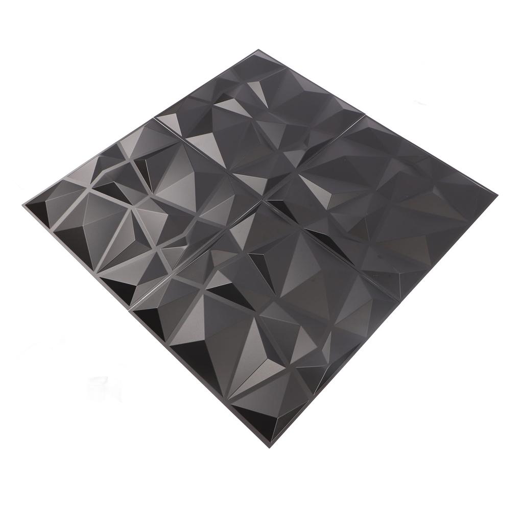 12 ks 3D nástěnných panelů diamantový design 3D texturované nástěnné panely pro obývací pokoj lobby ložnici hotel