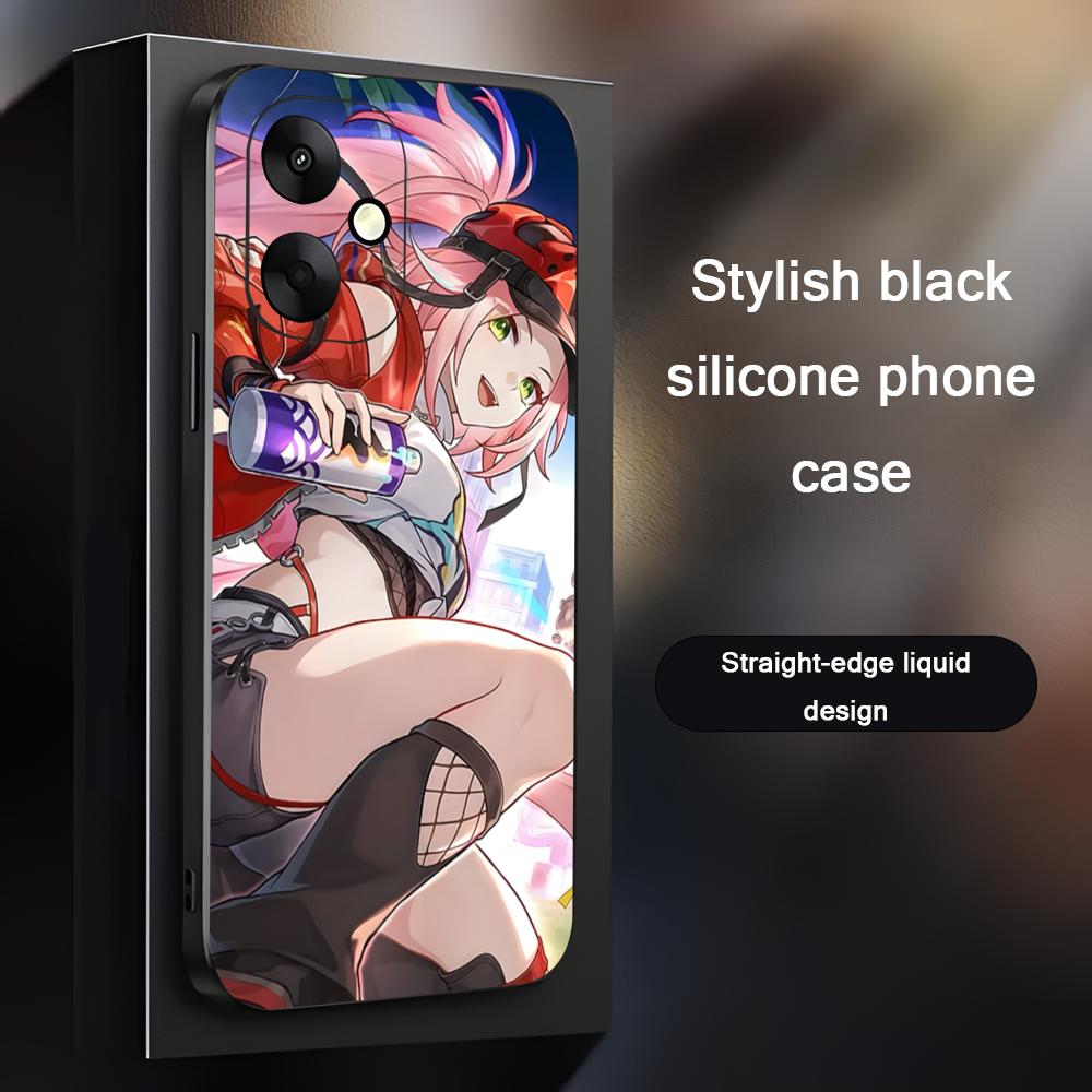 Cool Game HonkaiStarRail Rappa Phone Case For Xiaomi Redmi 14C 13C 12C Note14 13 12 11 10 Pro Plus S Soft Black Phone Cover