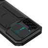 Armored Case for Samsung Galaxy S22+ Plus 5G, R-JUST CamShield Slide, Black