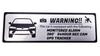 [Honami Works] CIVIC FL Emblemat Bezpieczeństwa Nadzór 24-godzinny Kamera Samochodowa z Rejestratorem GPS Naklejka