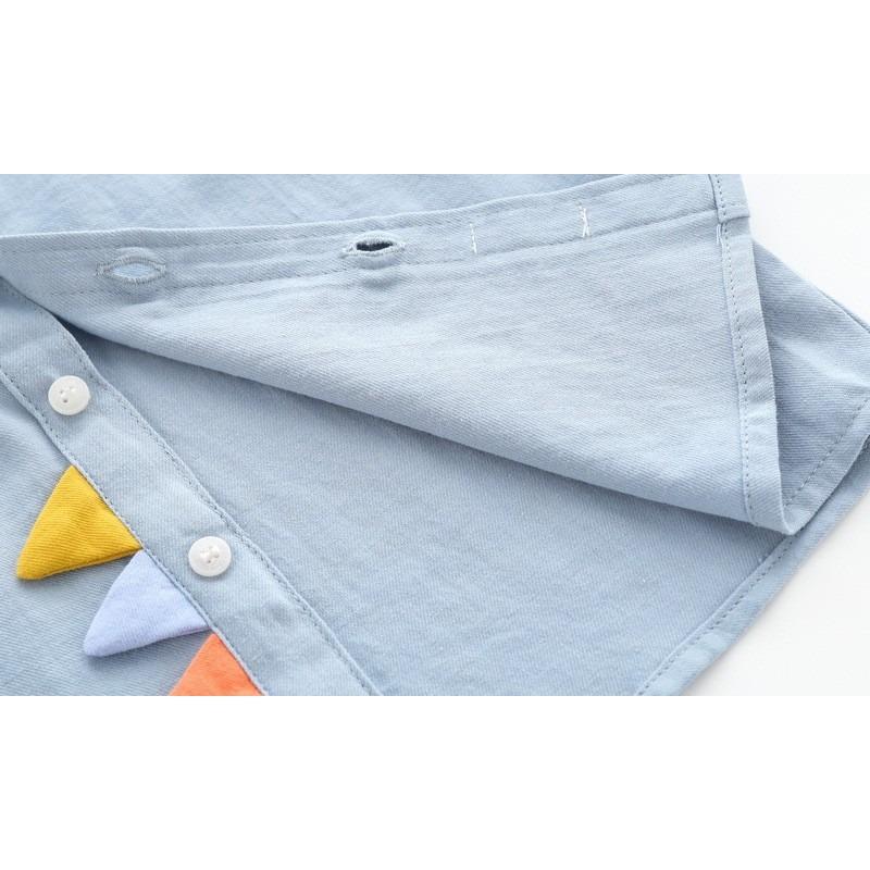 Boys' Shirts, Spring and Autumn Long-sleeved Autumn Clothes, Cotton, Boys, Handsome Tops, Children