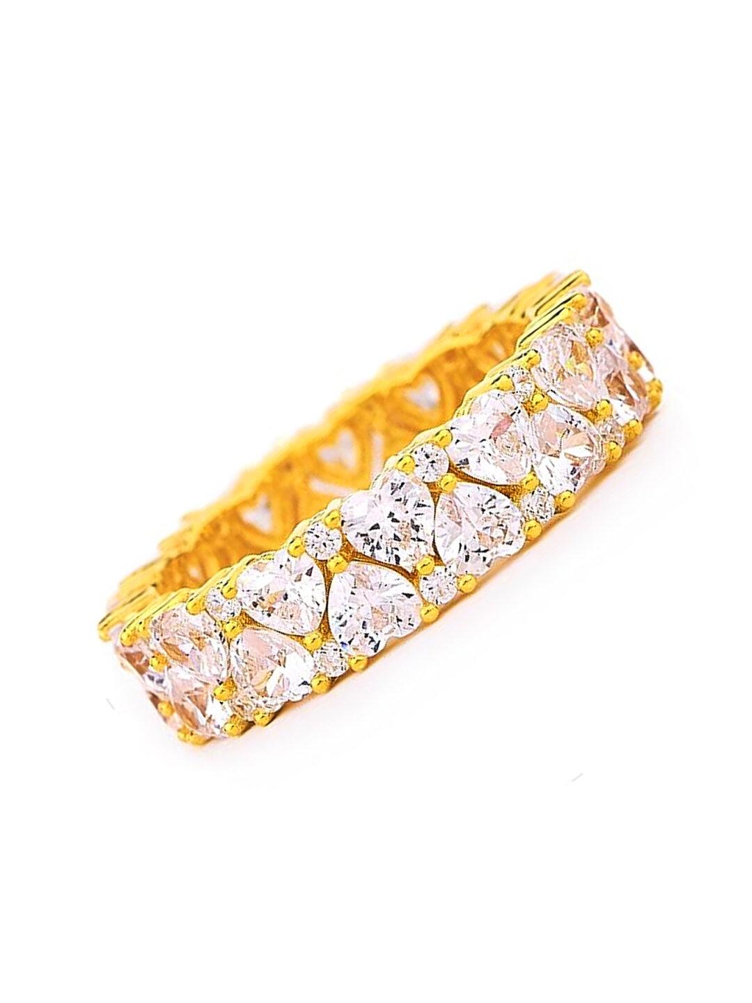 

925 Silver Double Row Heart Cut Citrine High Carbon Diamond Gemstone Wedding Party Rings Fine Jewelry Band Wholesale 6