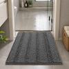 Shaggy Hair Bathroom Rug Thickened Kitchen Floor Mat Comfortable Chenille Bath Mat  Bedroom