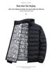 Men's Lightweight Graphene White Duck Down Winter Jacket - Warm, Casual, Outerwear