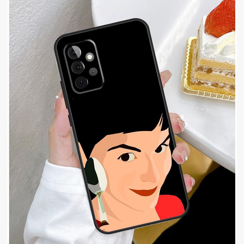 Amelie Movie Poster Funda For Samsung Galaxy A52 A32 A12 A14 A34 A54 A51 A71 A53 A33 A13 A15 A25 A35 A55 Case
